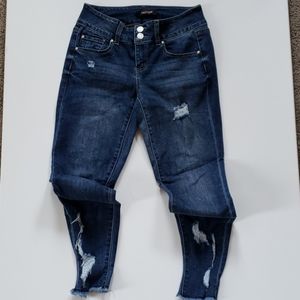 Refuge Brand Blue Denim Straight Leg Jeans